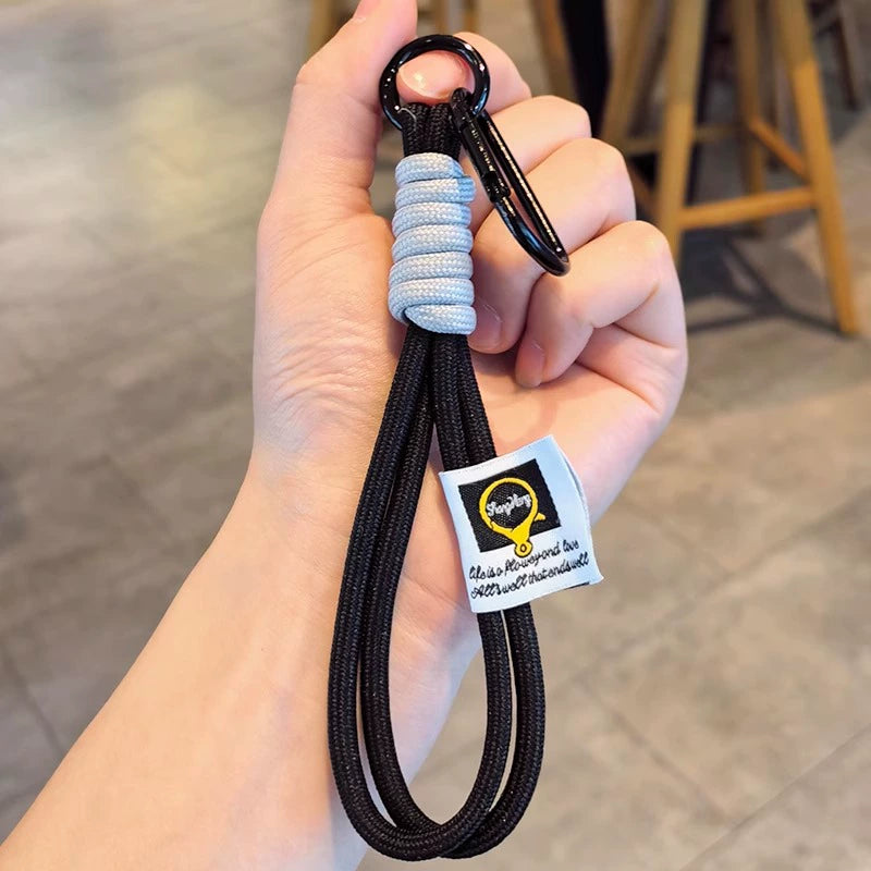 Handwoven Macaron Keychain