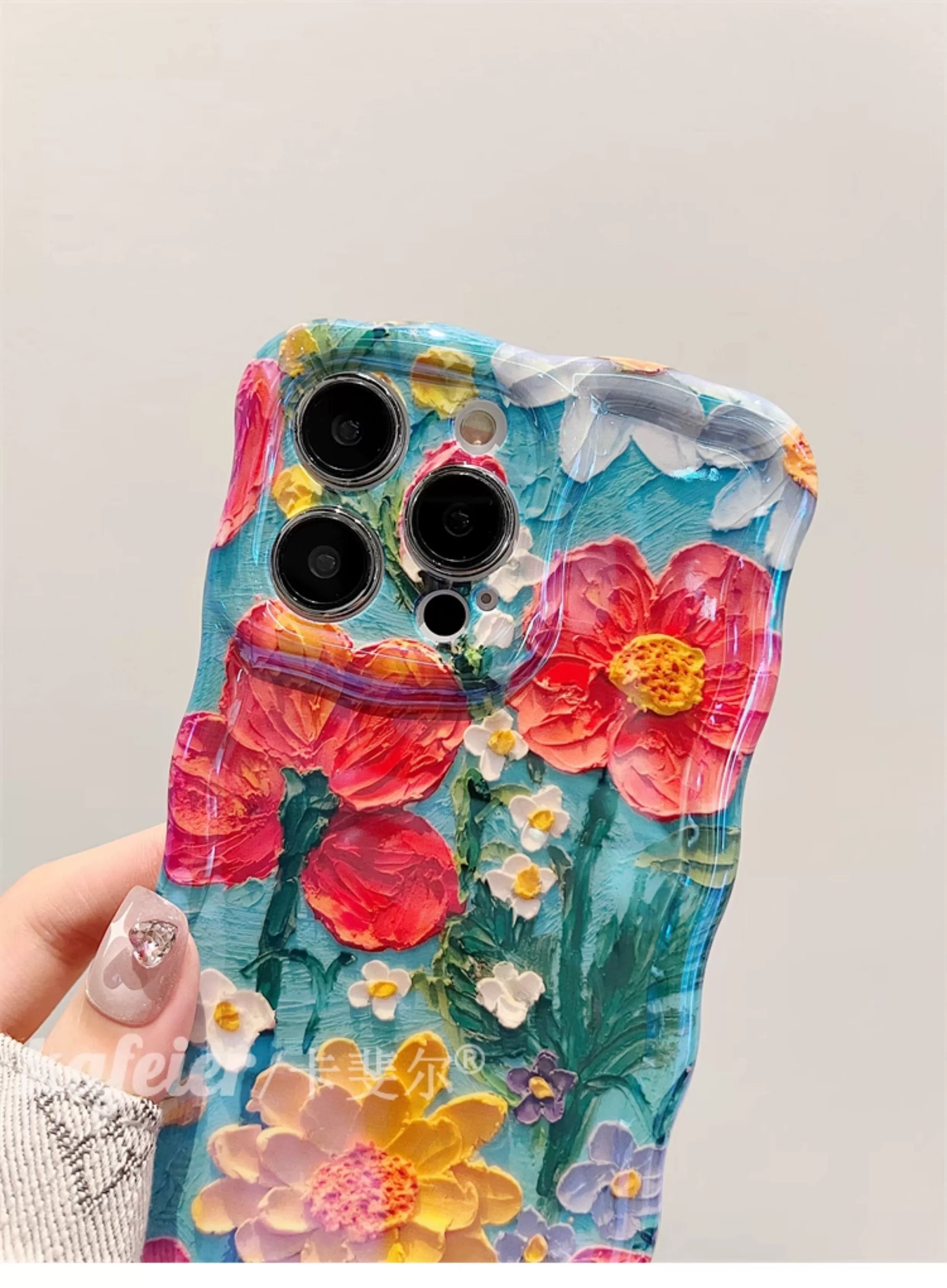 Oil Painting Flower Phone Case