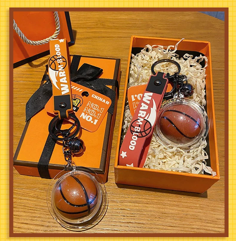 Street Basketball Keychain