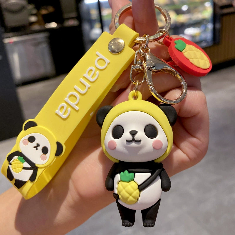 Panda Hat Keychain
