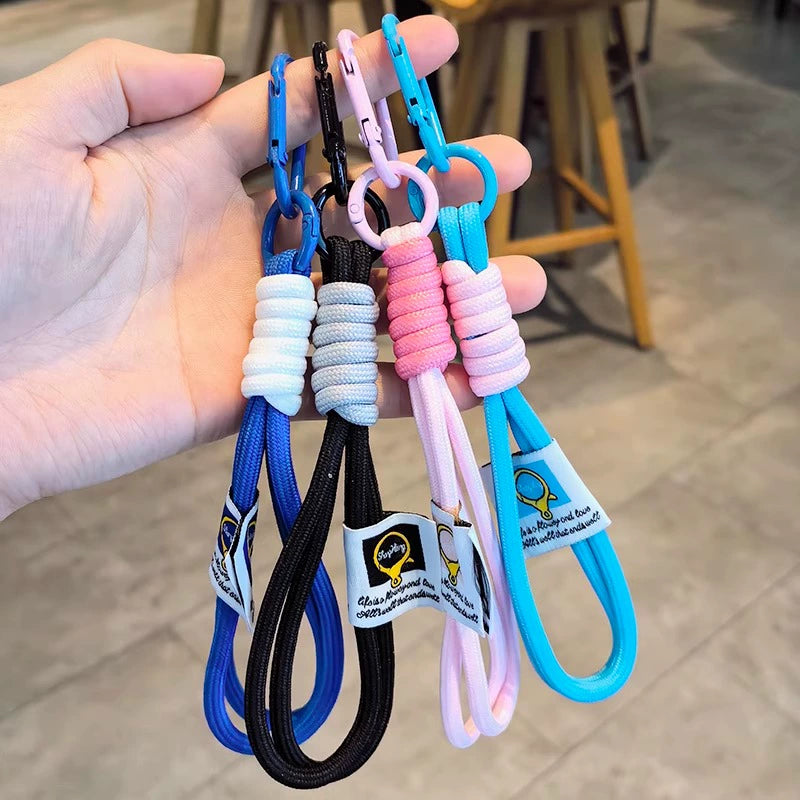 Handwoven Macaron Keychain