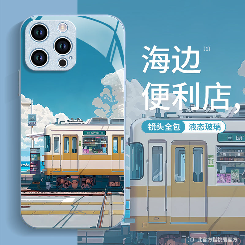 Japanese Seaside Convenience Store Phone Case