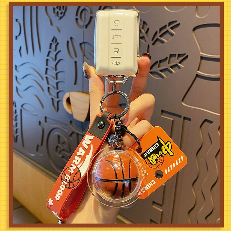 Street Basketball Keychain