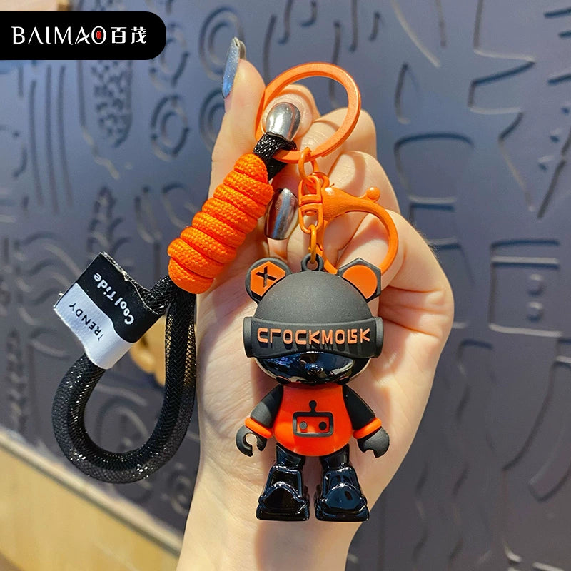 Eyepatch Bear Keychain