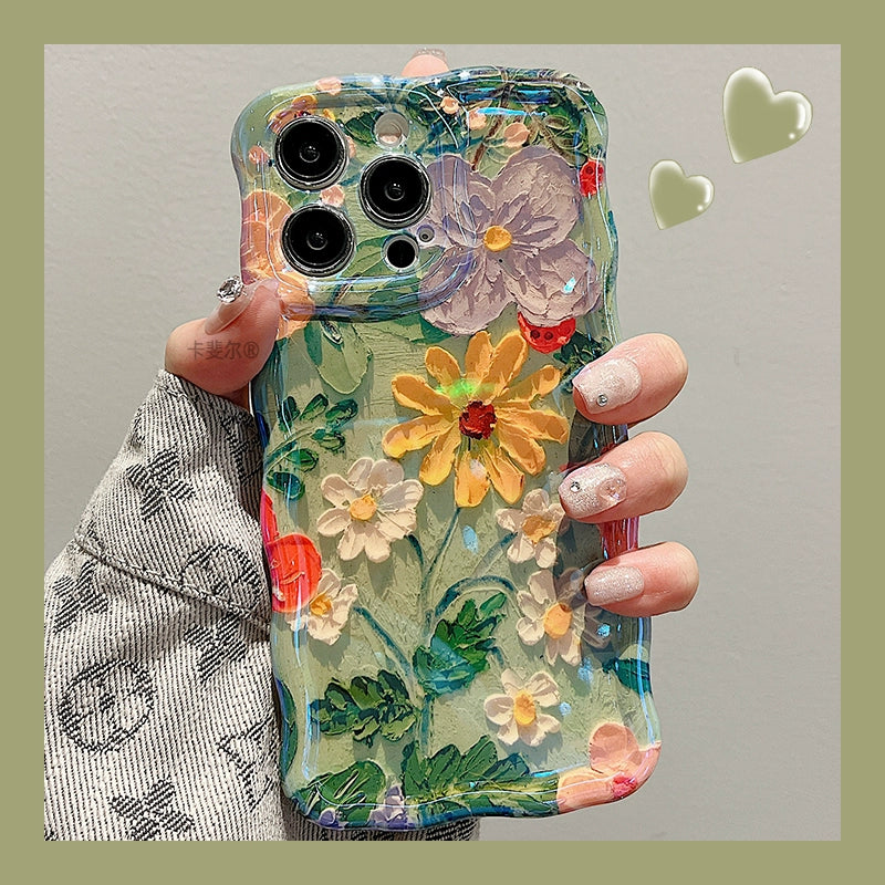 Oil Painting Flower Phone Case