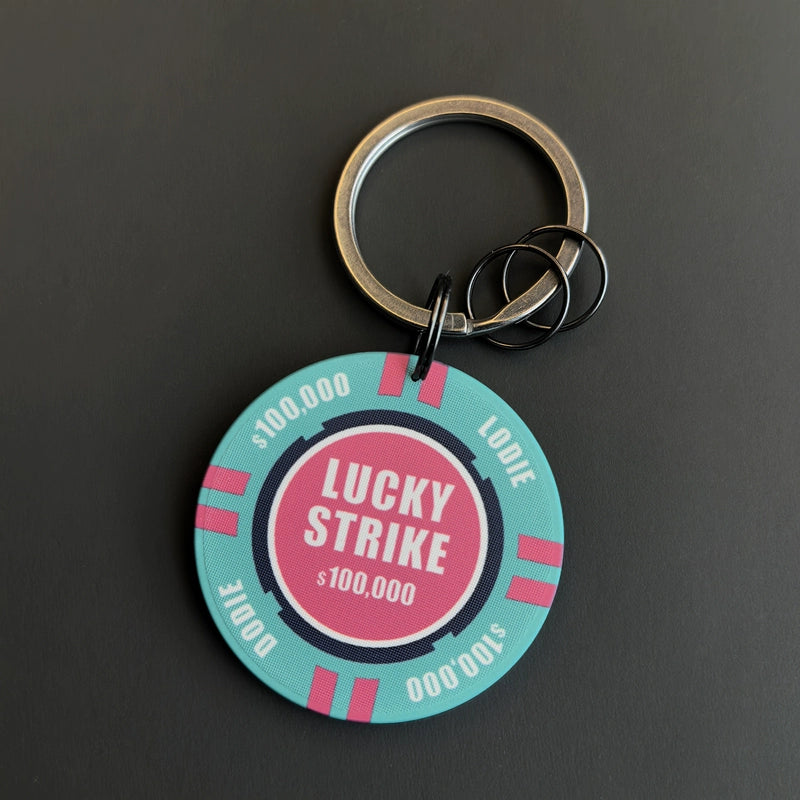 Poker Chip Keychain