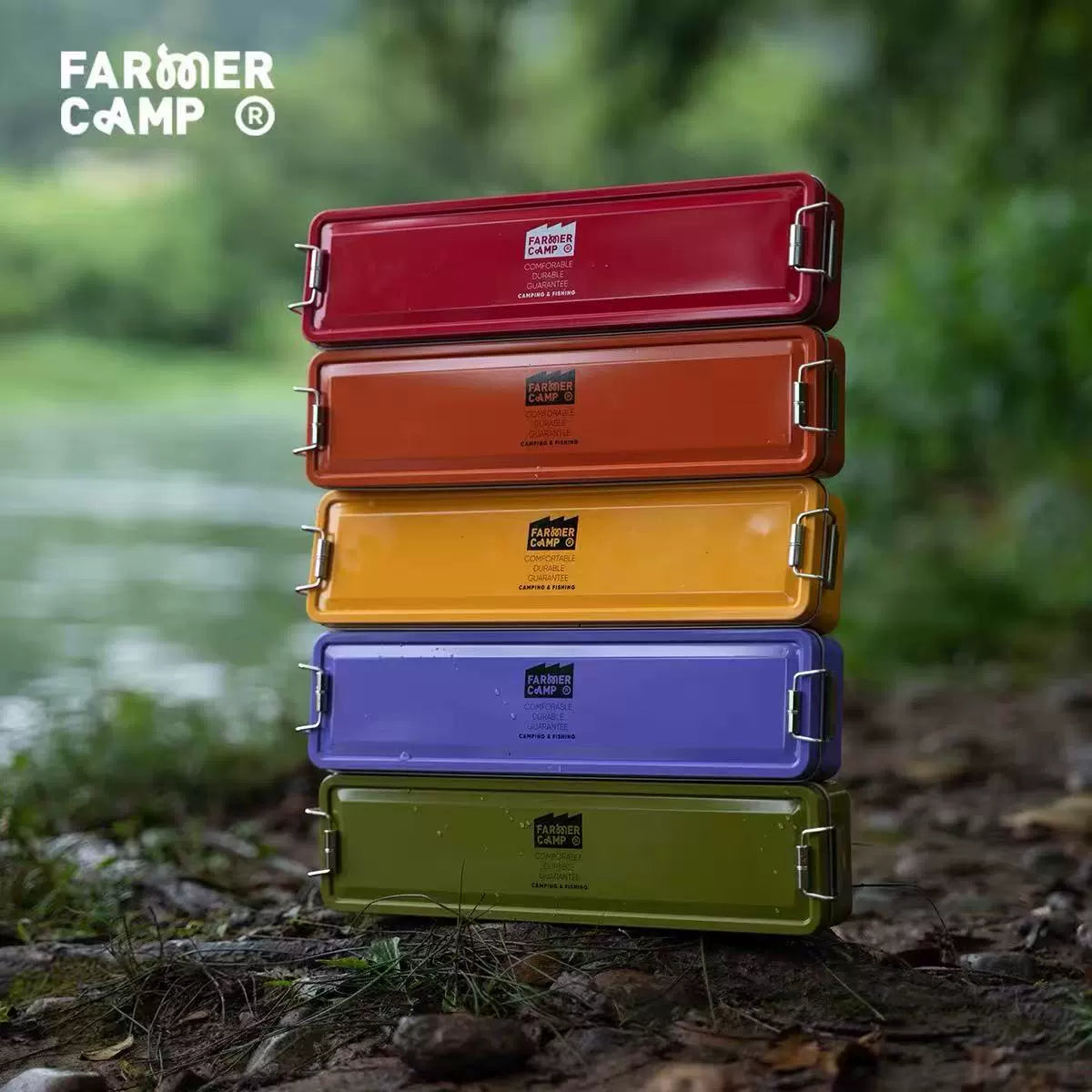 Vibrant Iron Storage Tin