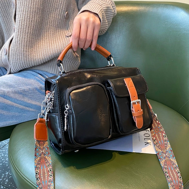 British Style Vintage Cross Body Bag