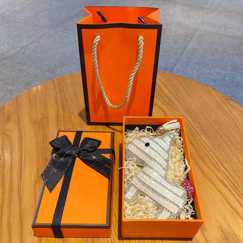 Full-diamond Pony Keychain