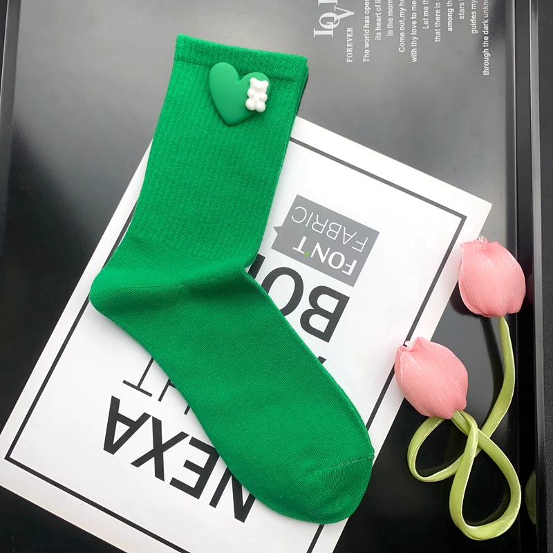 Candy Color Novelty Socks