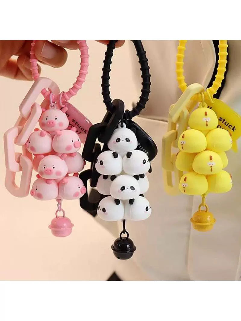 Grape Bunch Animal Keychain