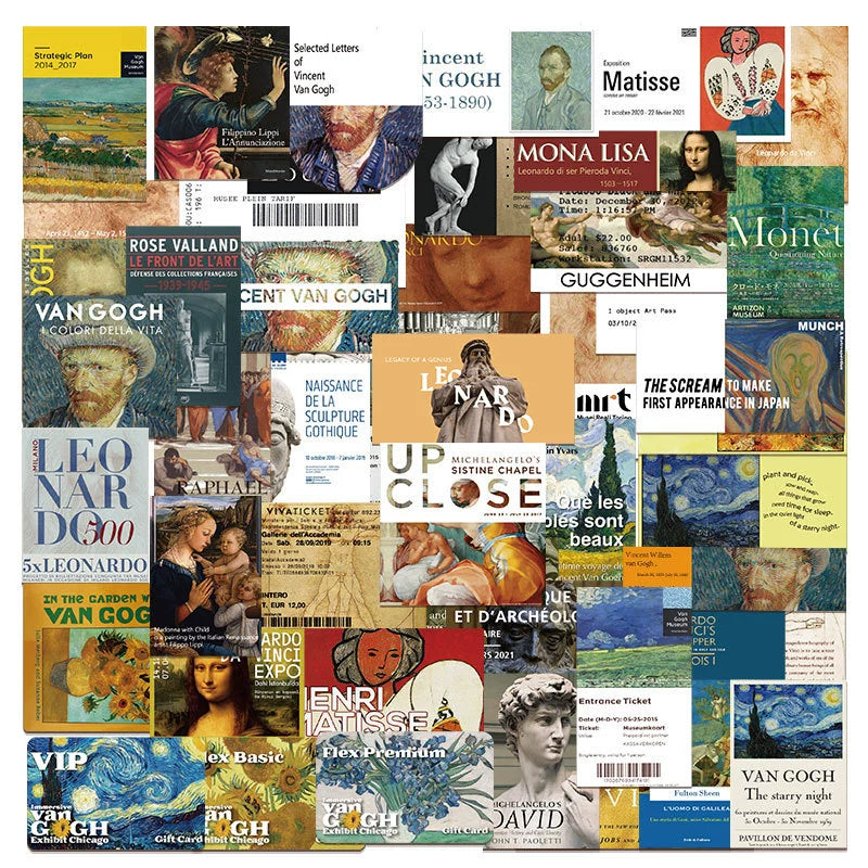 Vintage Ephemera Sticker Collection