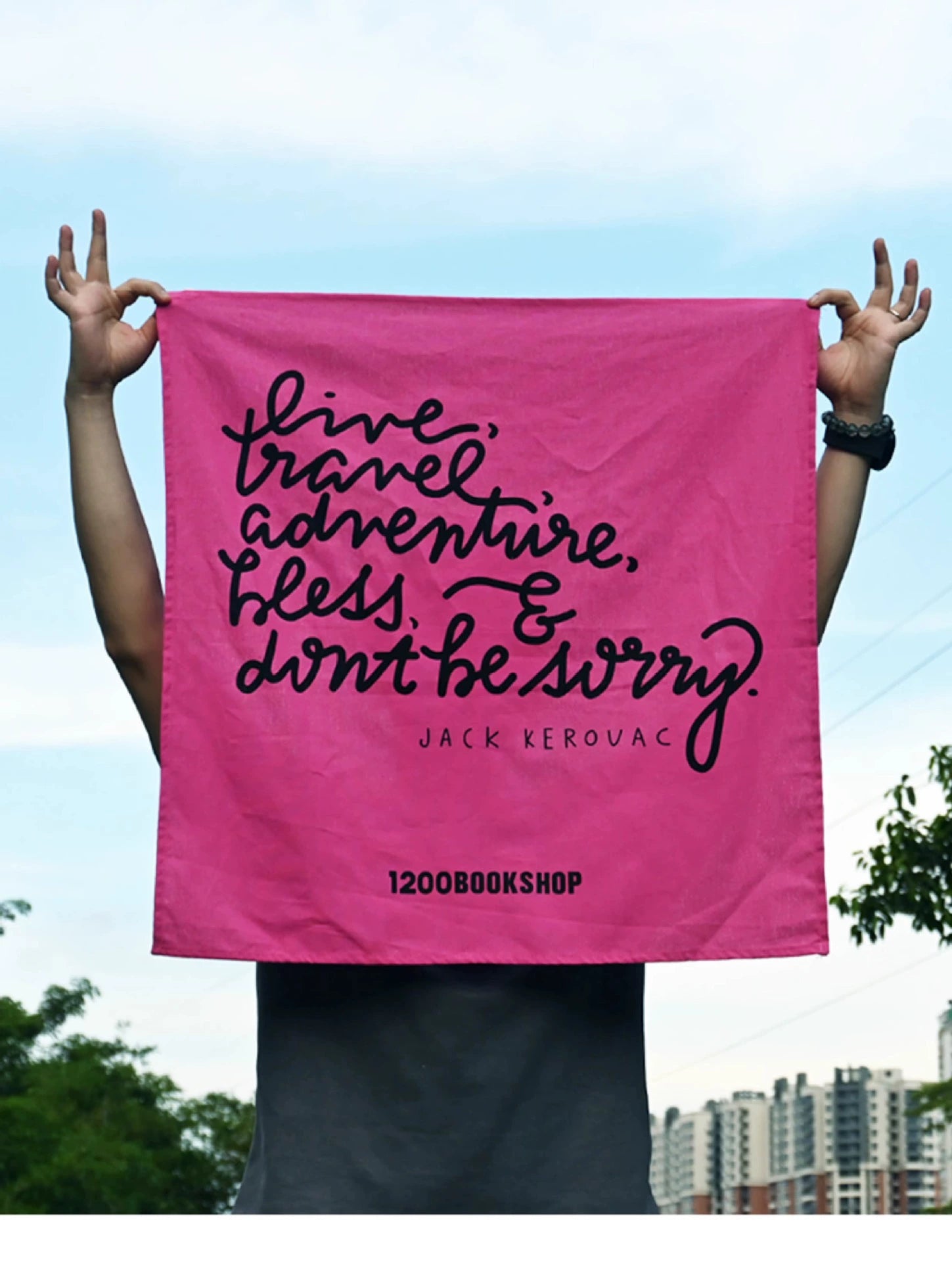 Jack Kerouac Quote Tapestry