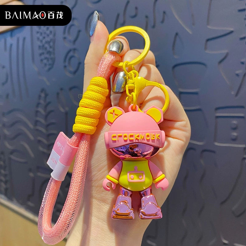 Eyepatch Bear Keychain