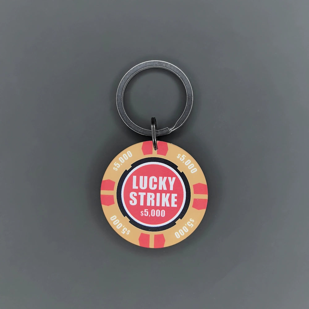 Poker Chip Keychain