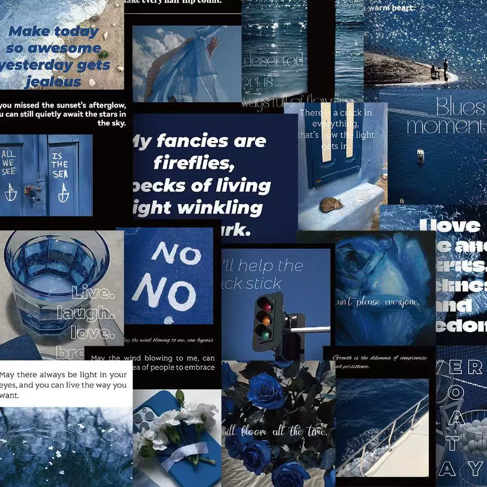 Blue Aesthetic Sticker Pack