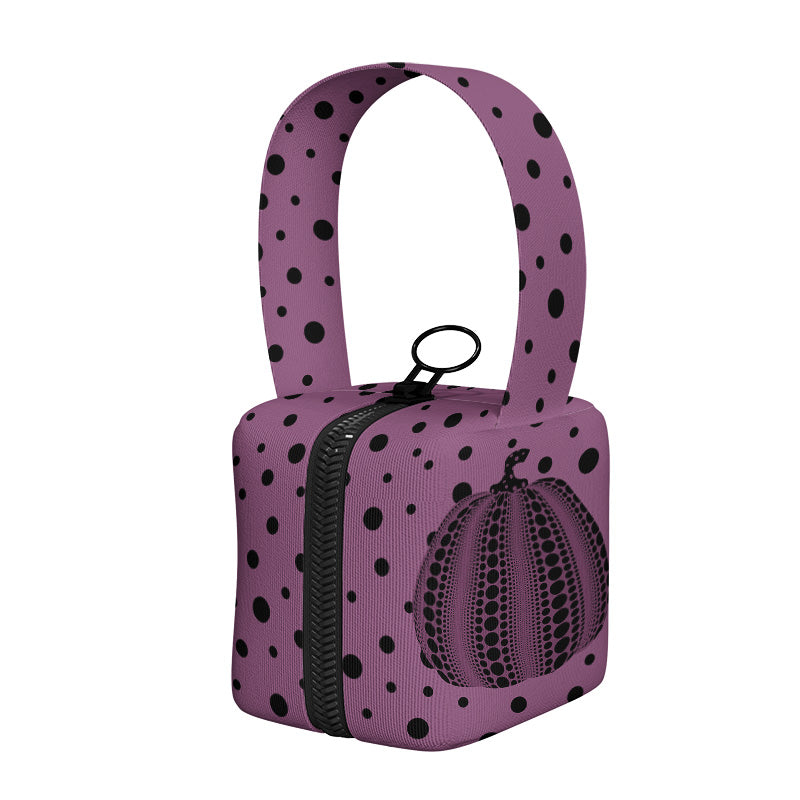 Polka Dot Pumpkin Mini Handbag