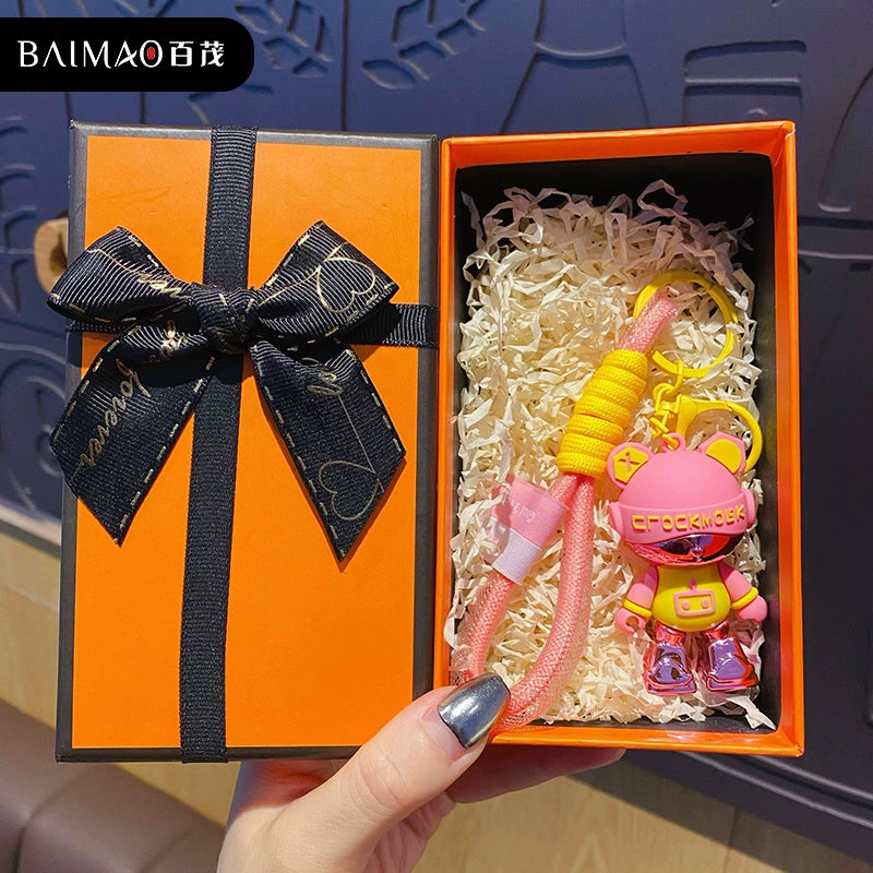 Eyepatch Bear Keychain