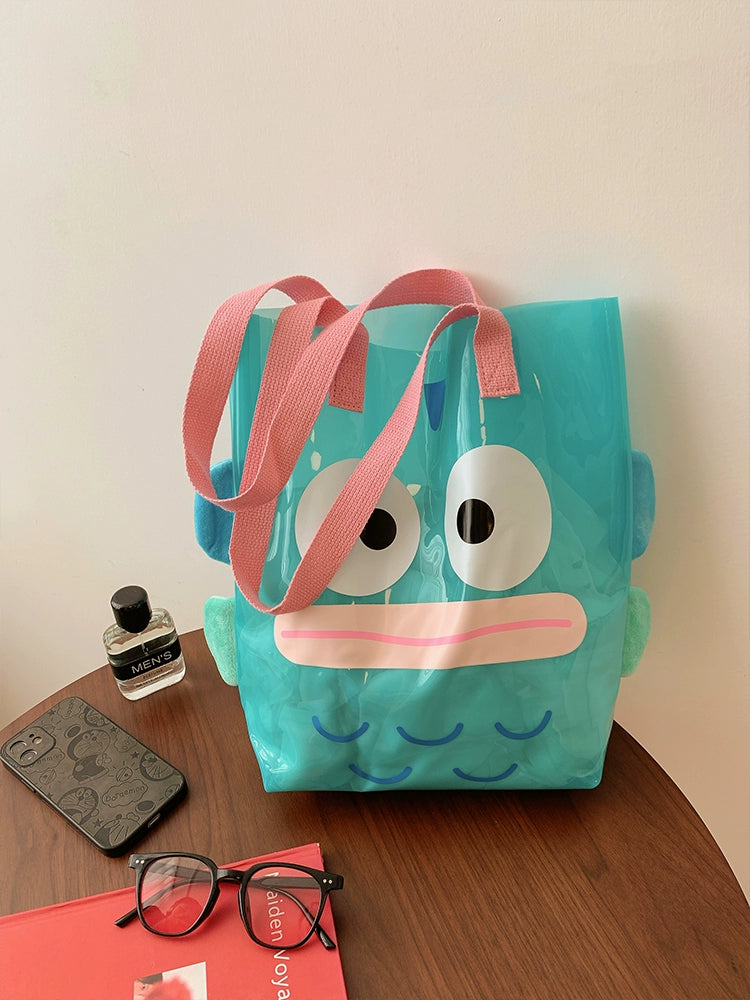 Jelly Blue Transparent Tote Bag