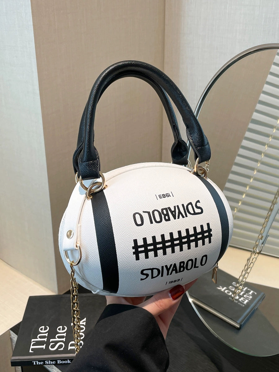 Rugby Ball Crossbody Bag