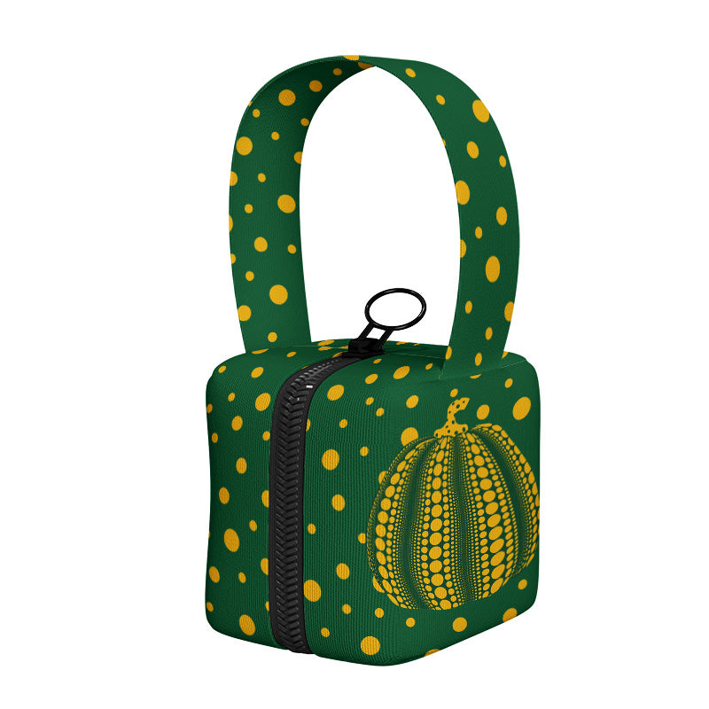 Polka Dot Pumpkin Mini Handbag