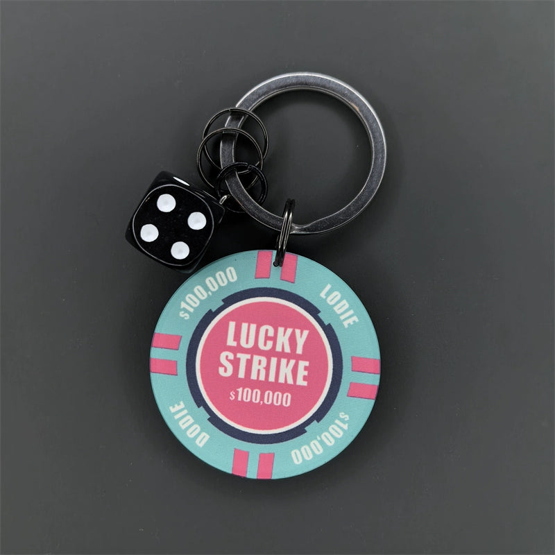 Poker Chip Keychain