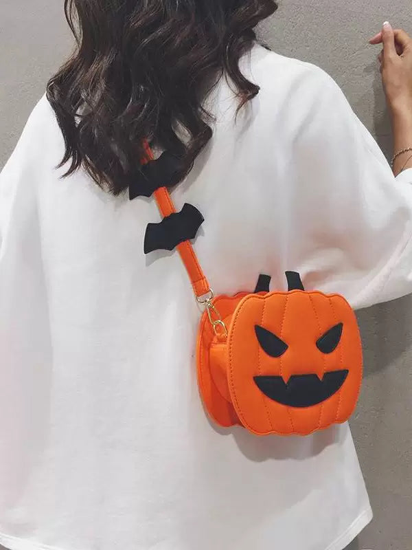 Devilish Pumpkin Crossbody Bag