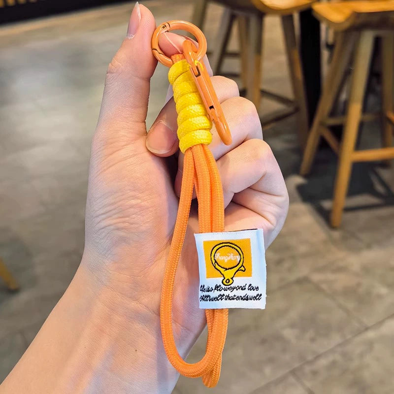 Handwoven Macaron Keychain