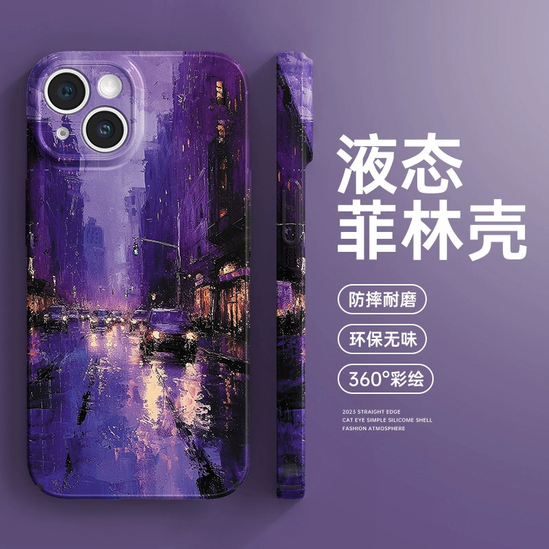 Paris Rainy Night Phone Case