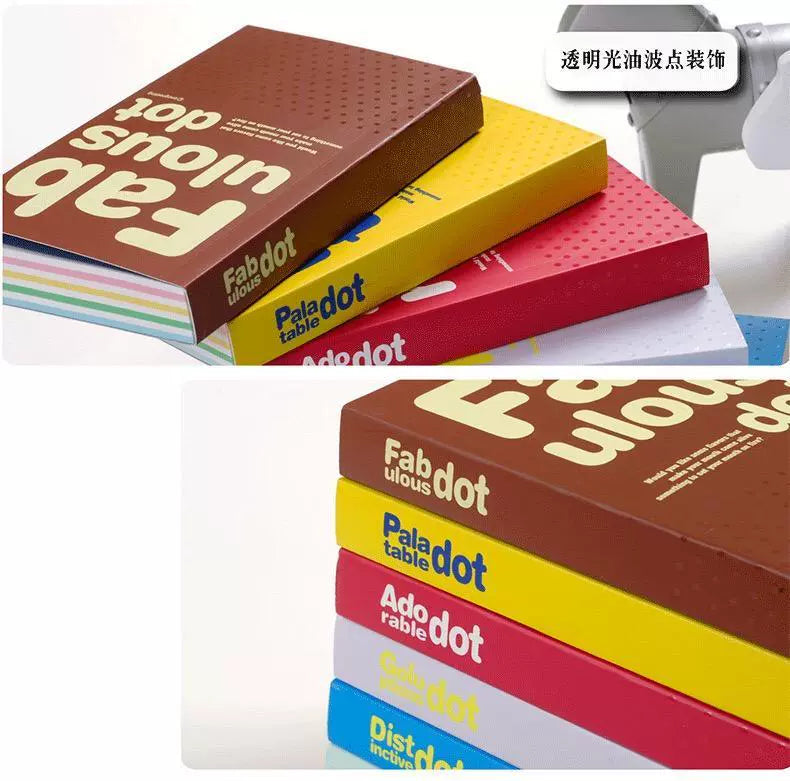 Candy Color Polka Dot Thick Journal