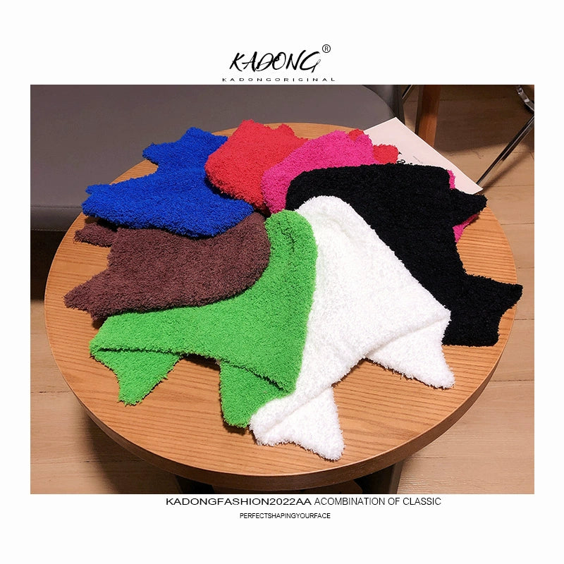 Bear Ear Fleece Earflap Hat