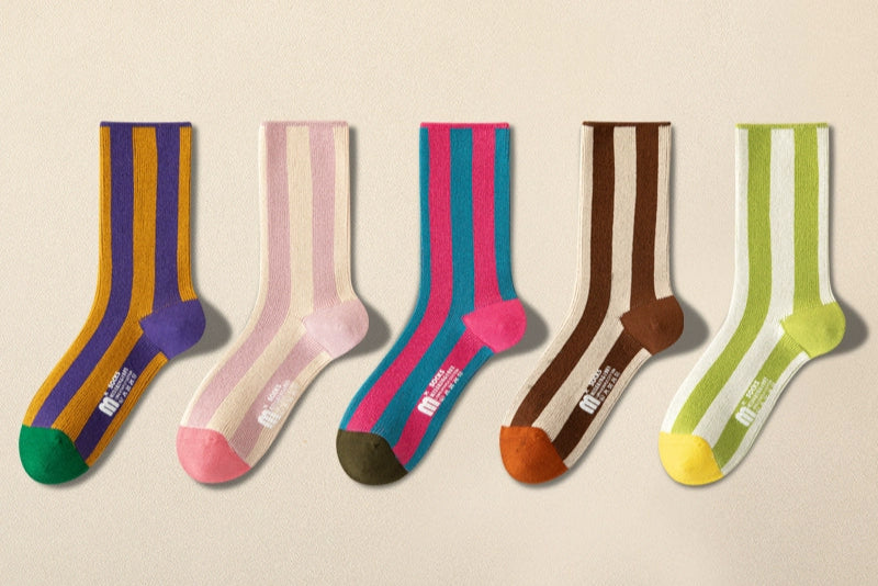 Vibrant Fashion Striped Socks