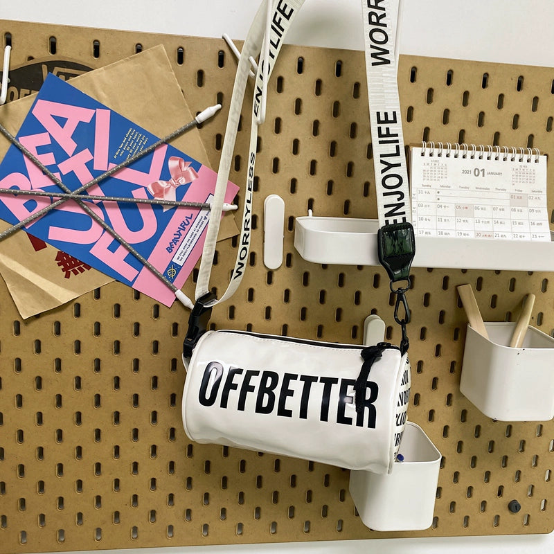 OFFBETTER Print Bucket Sling Bag
