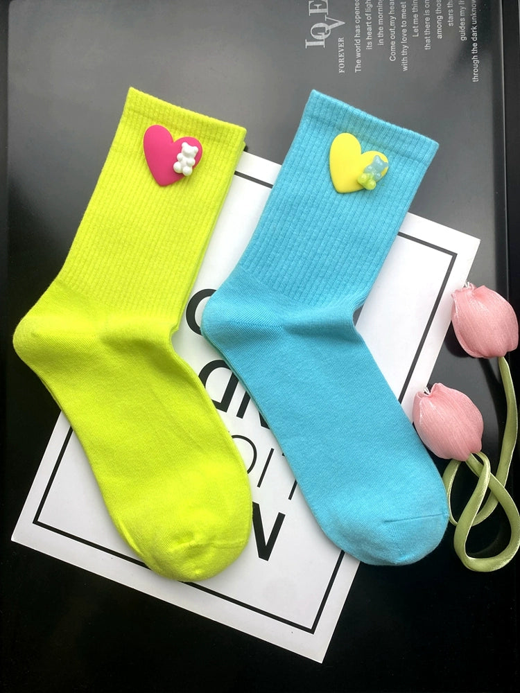 Candy Color Novelty Socks
