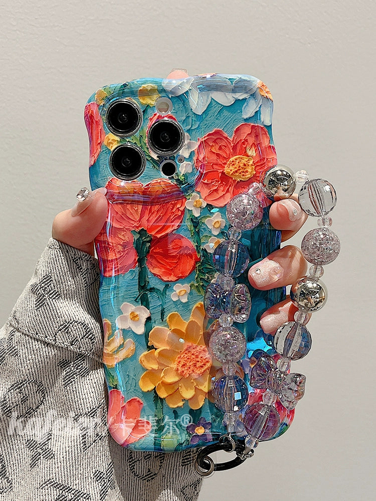 Oil Painting Flower Phone Case