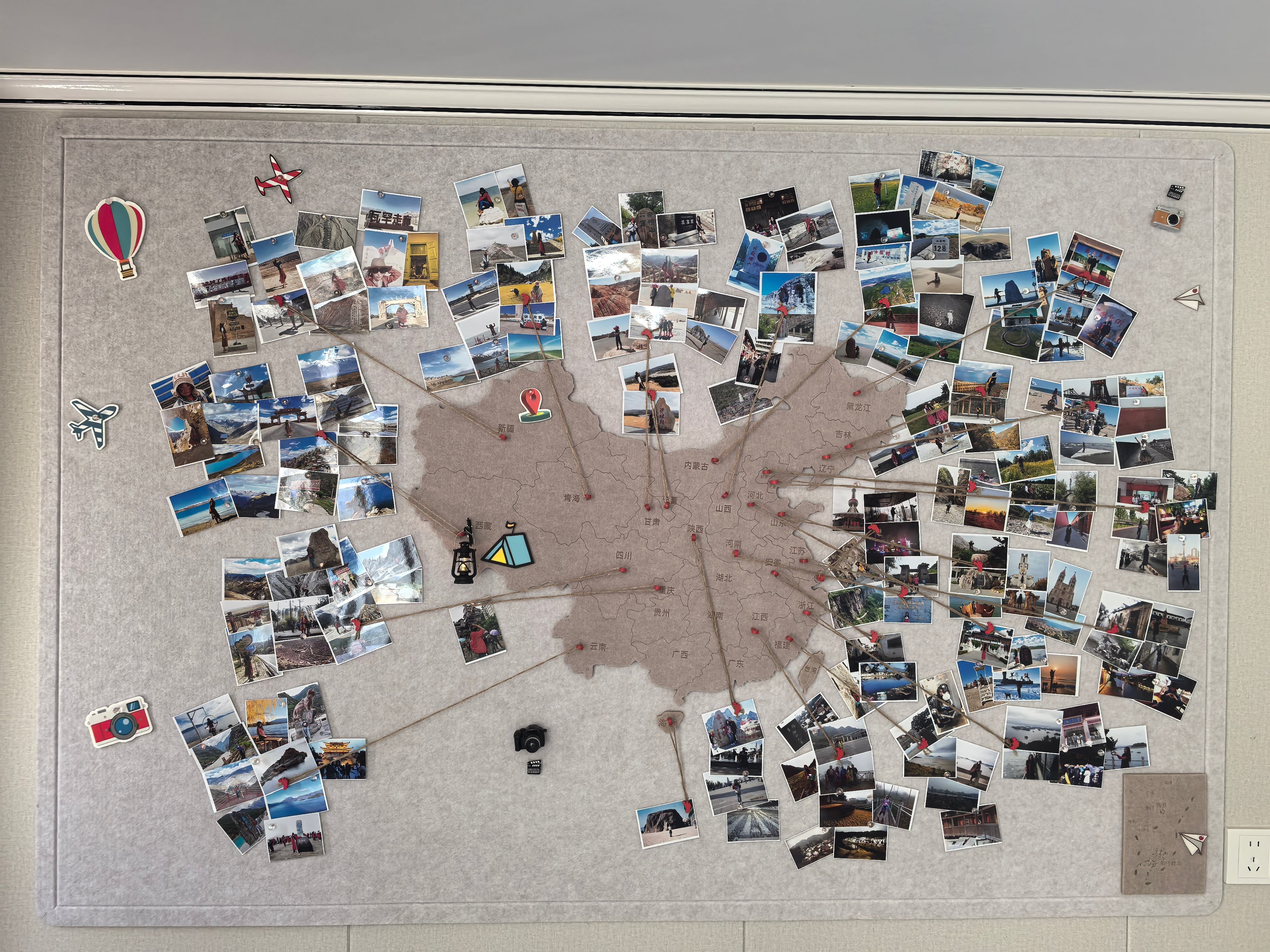 Vintage Oil Lamp Push Pins