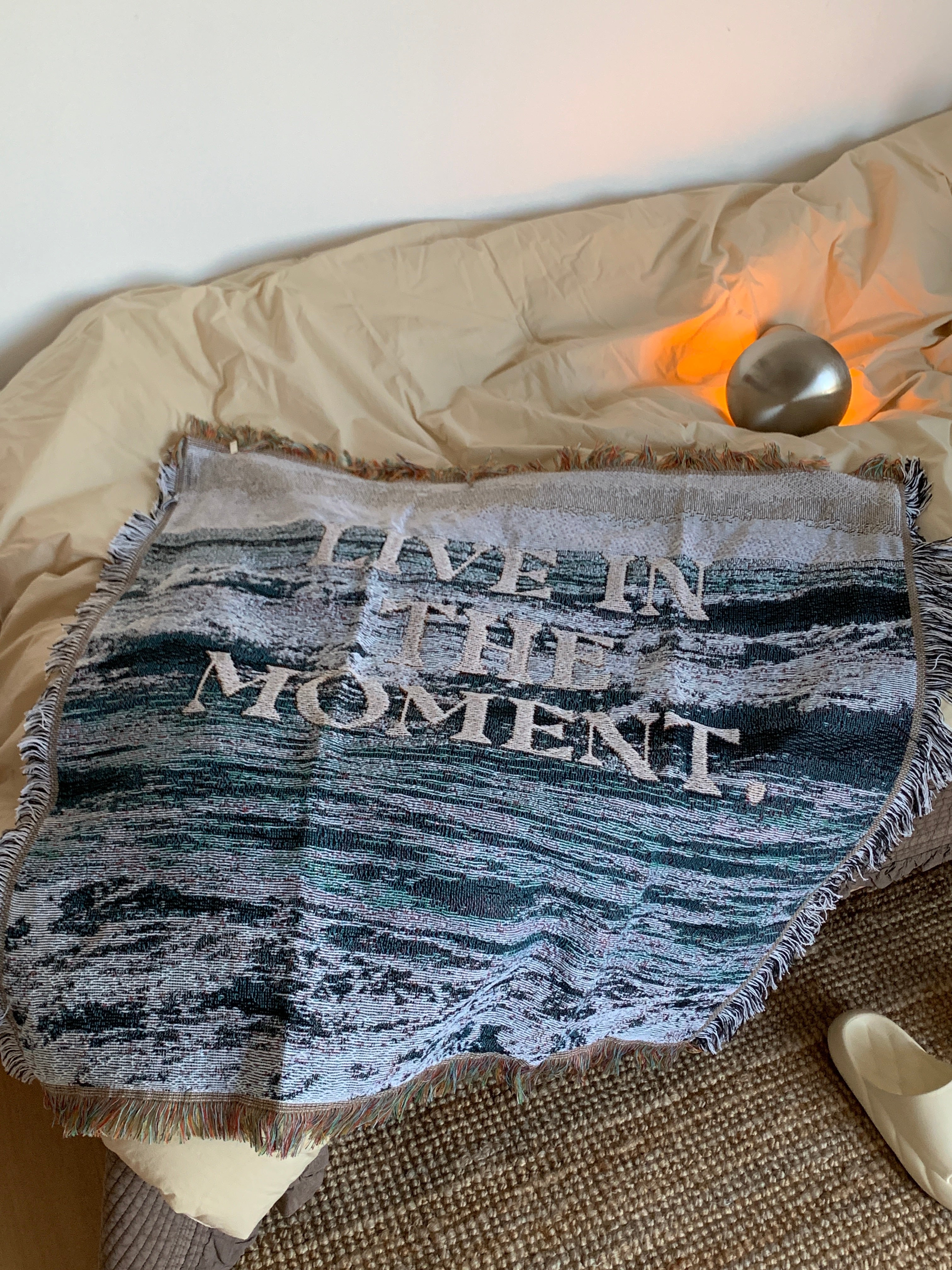 Live in the Moment Tapestry