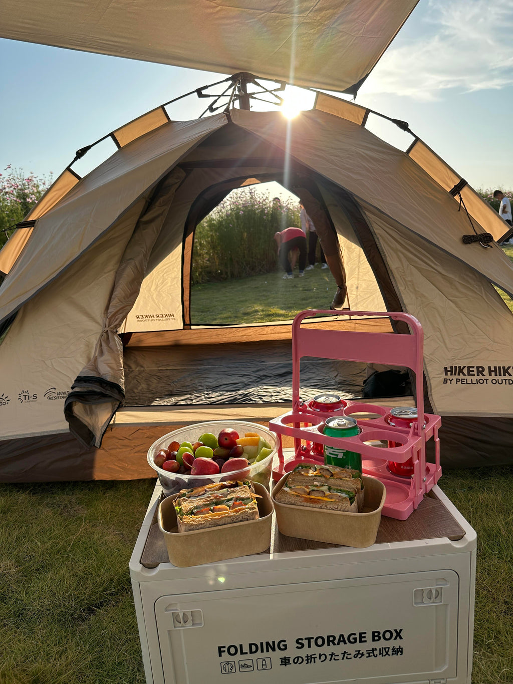 Portable Folding Drink Caddy