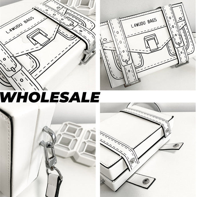 Doodle Lines Crossbody Bag