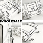 Doodle Lines Crossbody Bag