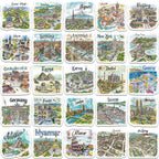 World Travel Sticker Pack