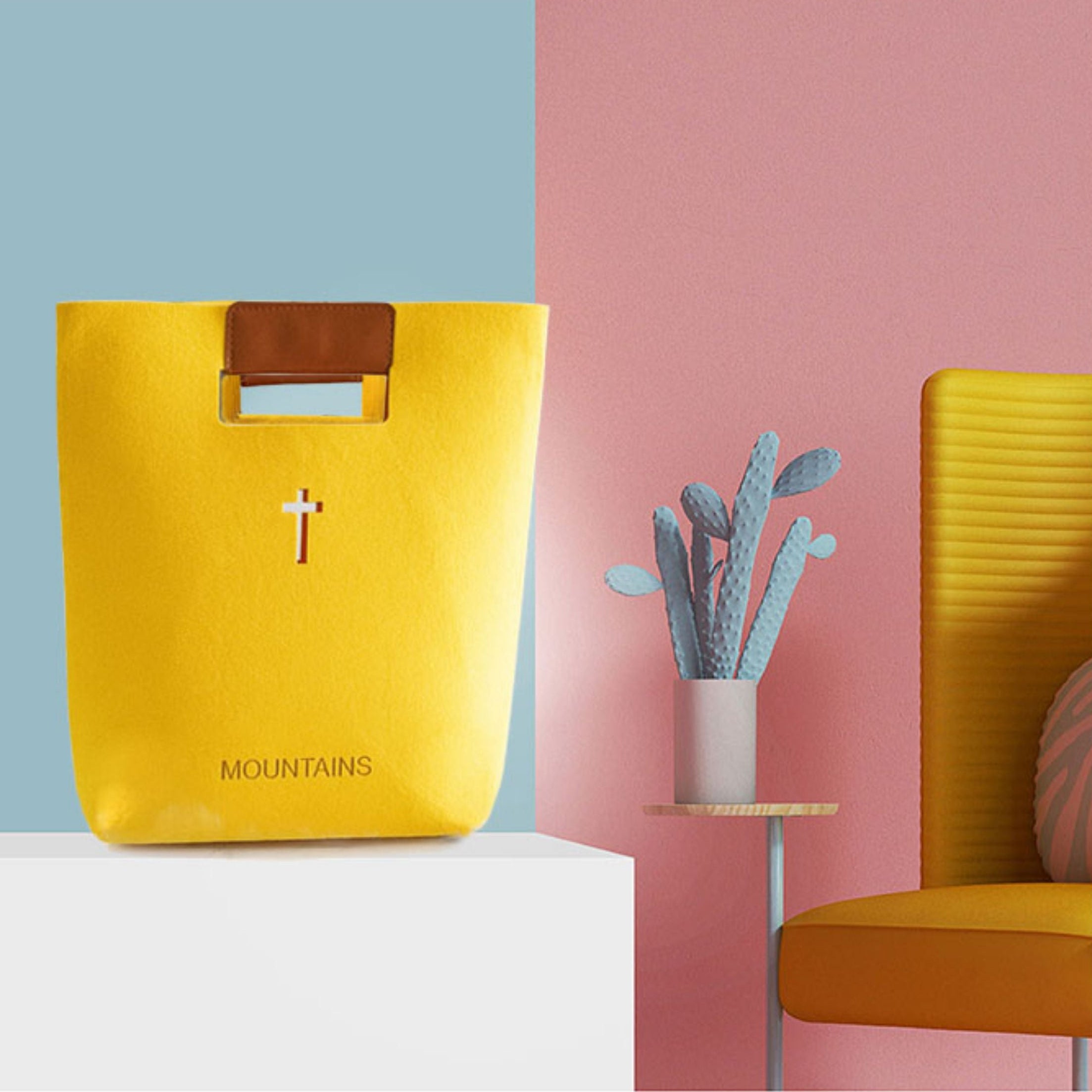 Felt Shopping Tote Bag