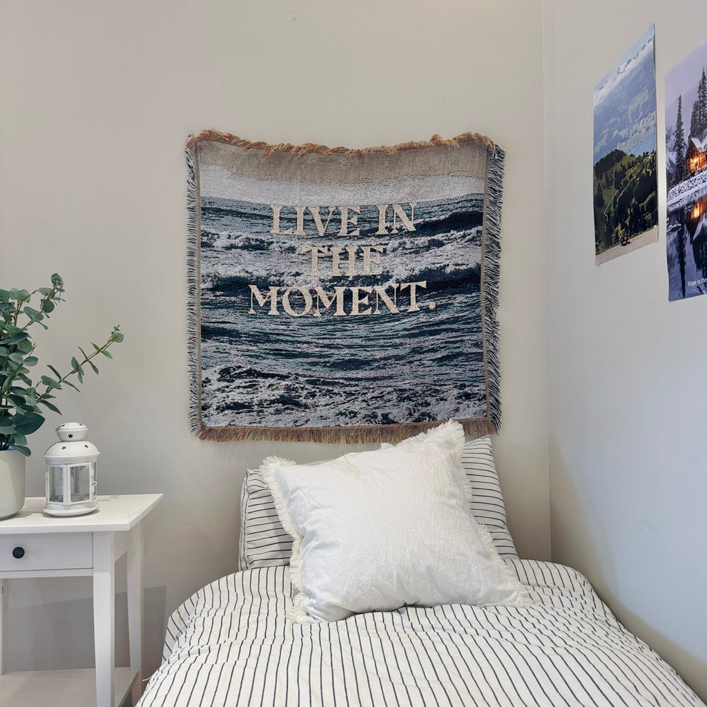 Live in the Moment Tapestry