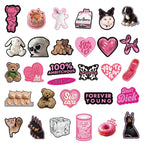 Black & Pink Sticker Pack
