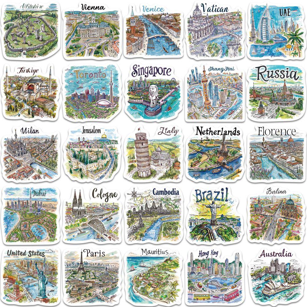 World Travel Sticker Pack