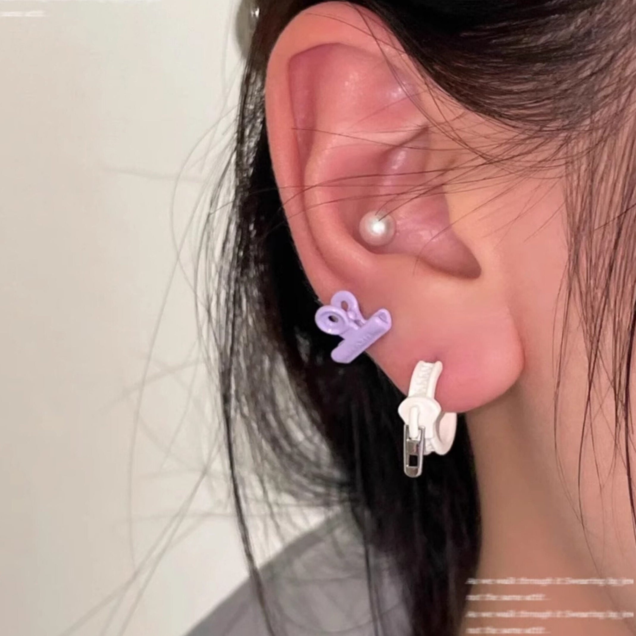 Funny Mini File Earrings