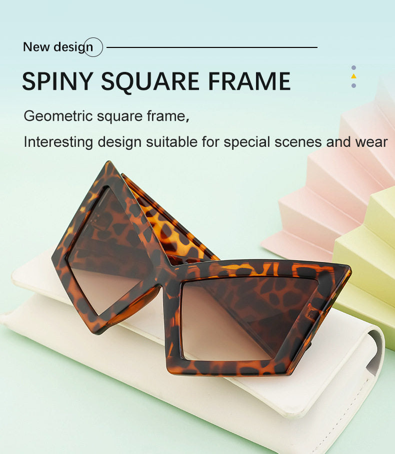 Geometric Oversized Sunglasses