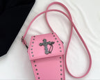 Dark Gothic Cross Phone Bag