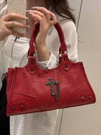 Gothic Cross Hobo Bag