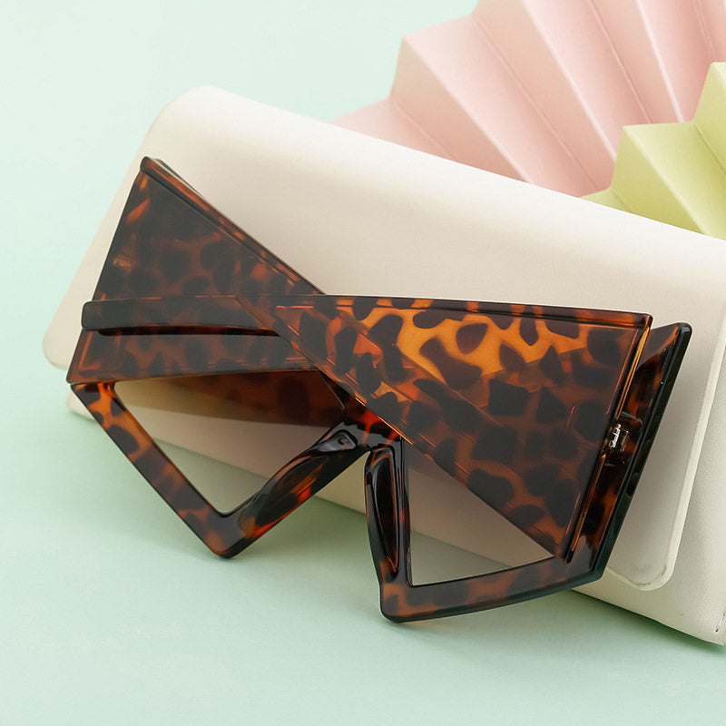 Geometric Oversized Sunglasses